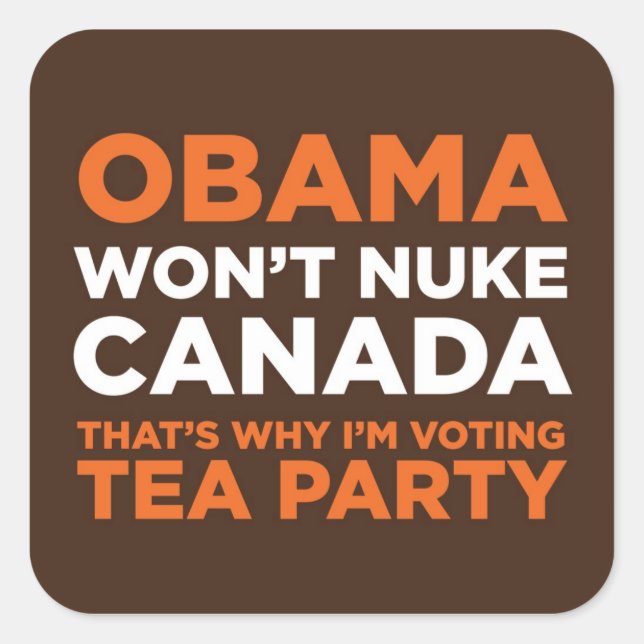 Adesivo Quadrado Nuke Canada (Frente)