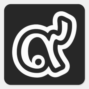 Adesivo Quadrado Número afortunado 9 de Tailândia/nove/9 (Gao/Kao