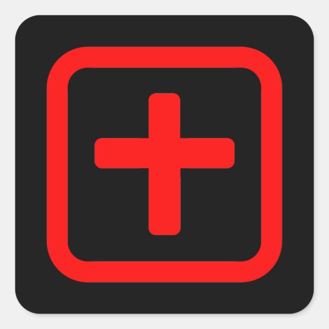 Adesivo Quadrado Número Japonês Dez 十 Fábrica Ju 】 Kanji (Frente)