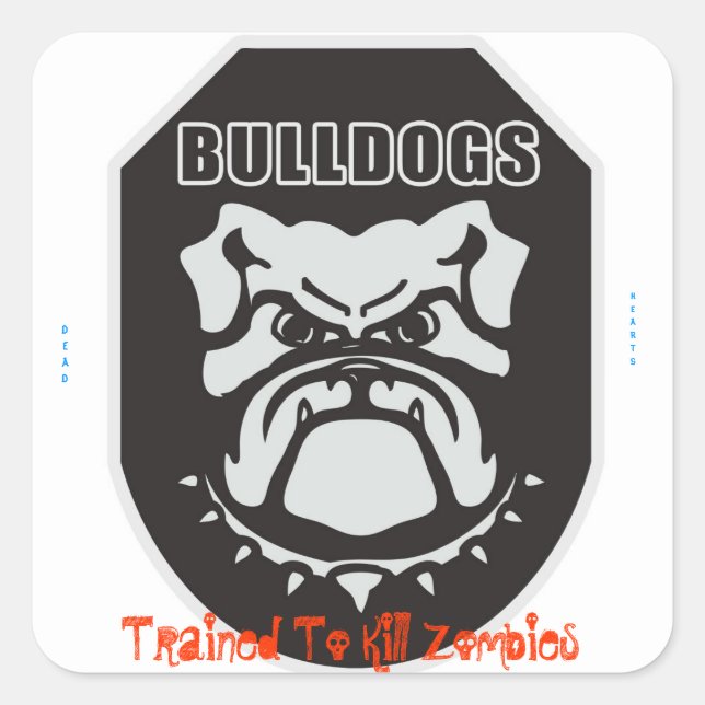 Adesivo Quadrado Números de mortos