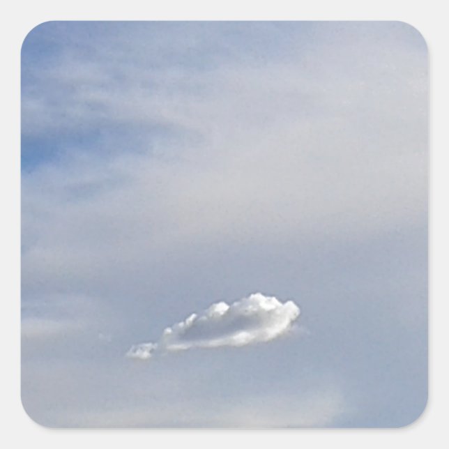 Adesivo Quadrado Nuvem e Nuvem (Frente)