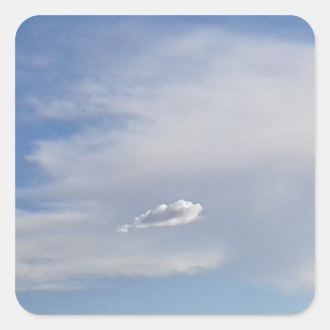 Adesivo Quadrado Nuvem e Nuvem (Frente)