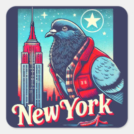 ADESIVO QUADRADO NY PIGEON 2