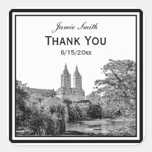 Adesivo Quadrado NYC Centrl Pk Lake San Remo - SQ Obrigado