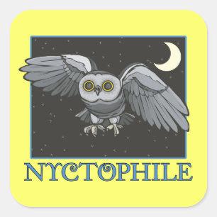 Adesivo Quadrado Nyctophile