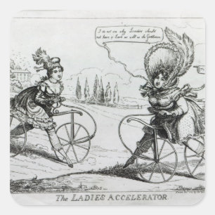 Adesivo Quadrado O acelerador das senhoras, 1819