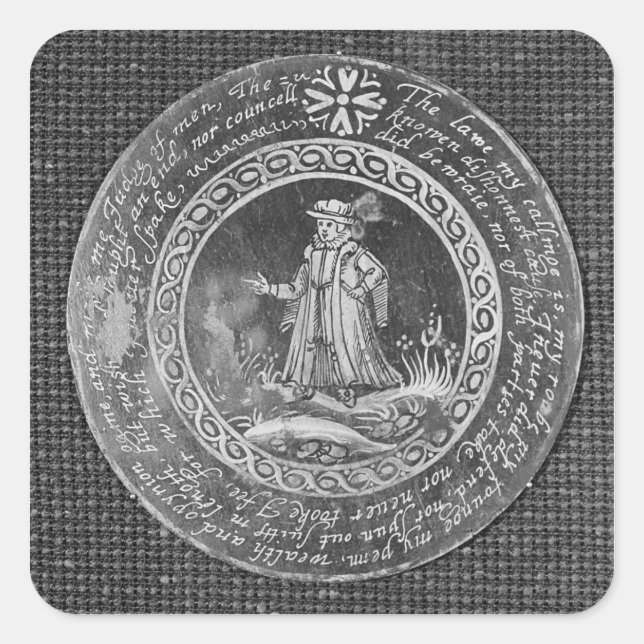 Adesivo Quadrado O advogado (Frente)