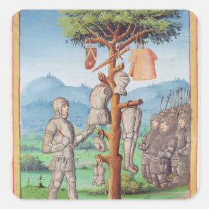 Adesivo Quadrado O Aeneid por Virgil com um comentário perto