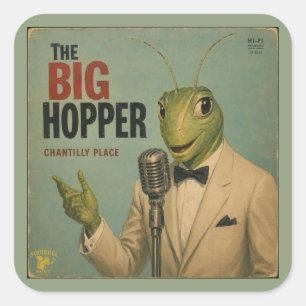 Adesivo Quadrado O Álbum do Big Hopper: uma Paródia
