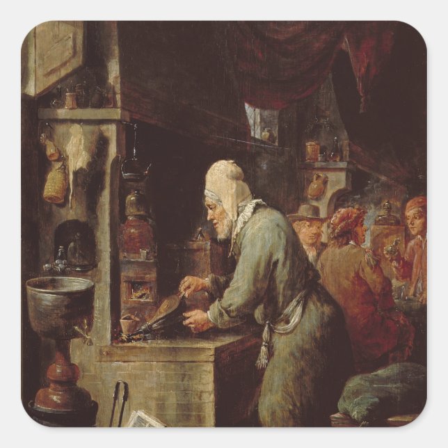 Adesivo Quadrado O Alquimista (Frente)