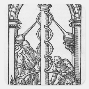 Adesivo Quadrado O Alquimista do Trabalho