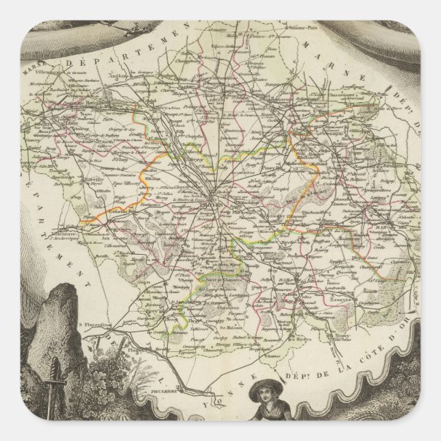 Adesivo Quadrado O amanhecer (Frente)