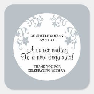 Adesivo Quadrado O amor é doce - Flores