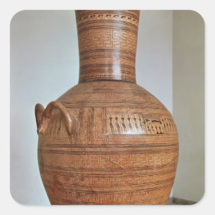 Adesivo Quadrado O Amphora de Dipylon