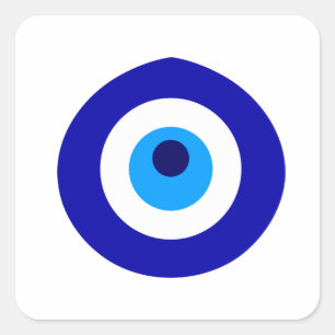 Adesivo Quadrado O amuleto turco chamou Nazar