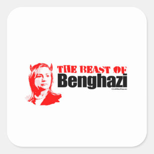 Adesivo Quadrado O animal de Benghazi