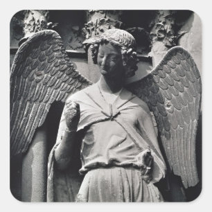 Adesivo Quadrado O Anjo com um Sorriso