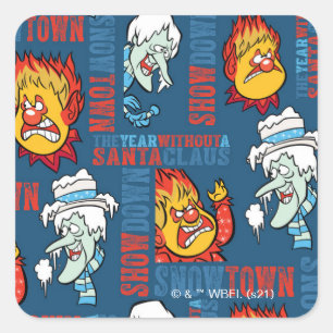 Adesivo Quadrado O ANO SEM A Neve SANTA CLAUS™