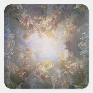 Adesivo Quadrado O Apotheosis de Hercules, do teto do Th