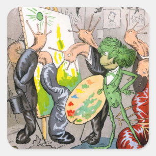 Adesivo Quadrado O Artista