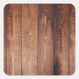 Adesivo Quadrado O aspecto da madeira real