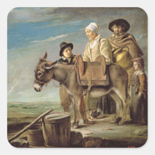 Adesivo Quadrado O Ass (óleo na canvas)