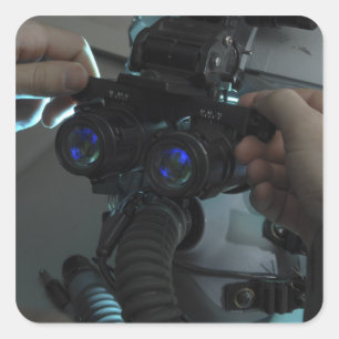 Adesivo Quadrado O aviador ajusta o eyespan