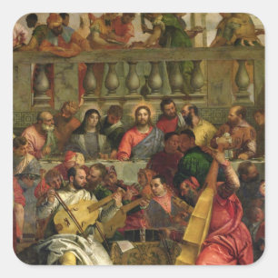 Adesivo Quadrado O Banquete do Casamento no Cana