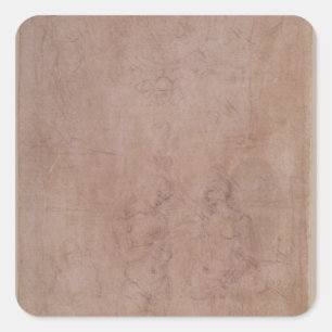 Adesivo Quadrado O baptismo do cristo