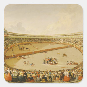 Adesivo Quadrado O Bullfight