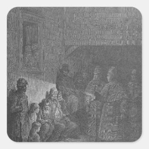 Adesivo Quadrado O bullseye, 'de Londres, um Pilgrimage