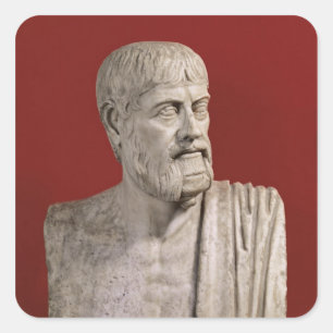 Adesivo Quadrado O busto presumiu ser Flavius Claudius Julianus