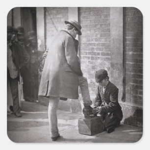 Adesivo Quadrado O Calçado Independente Negro, de 'Street Life in L