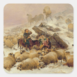 Adesivo Quadrado O calor de um Wee Dram