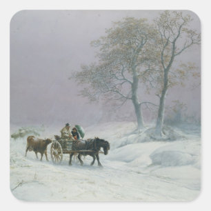 Adesivo Quadrado O caminho da vitória para o mercado