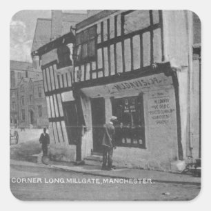 Adesivo Quadrado O Canto do Poeta