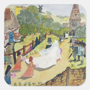 Adesivo Quadrado O Casal Feliz