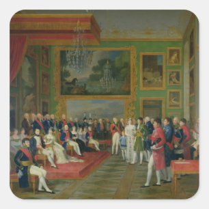 Adesivo Quadrado O Casamento de Eugene de Beauharnais