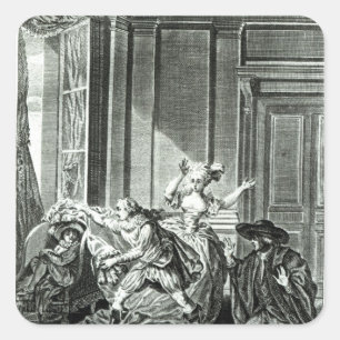 Adesivo Quadrado O Casamento de Figaro'