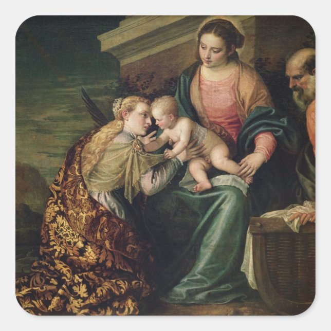 Adesivo Quadrado O Casamento Místico (Frente)