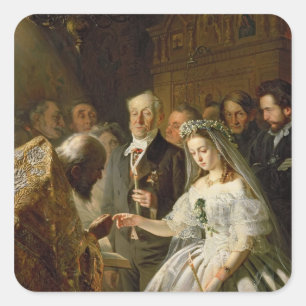 Adesivo Quadrado O Casamento Organizado, 1862