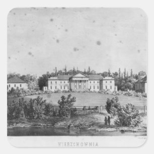 Adesivo Quadrado O castelo de Wierzchownia