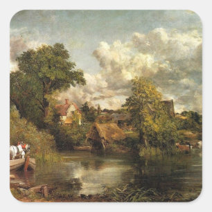 Adesivo Quadrado O Cavalo Branco de John Constable,
