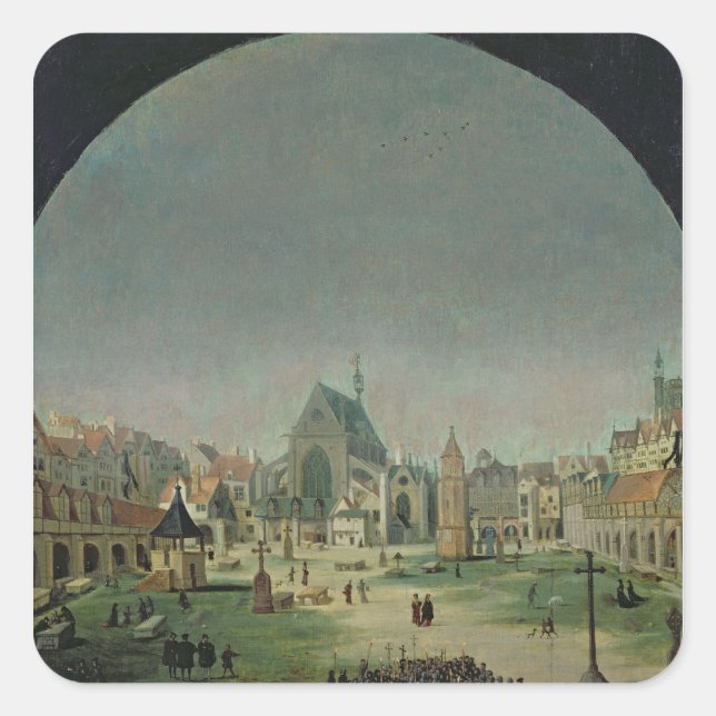 Adesivo Quadrado O Cemitério dos Inocentes (Frente)