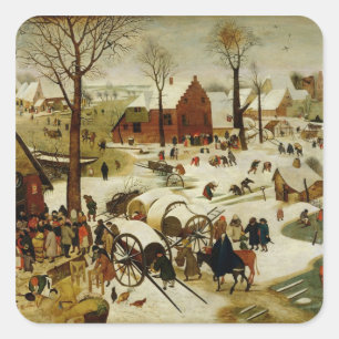 Adesivo Quadrado O Censo de Belém