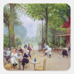 Adesivo Quadrado O chalé du Ciclo no Bois de Boulogne