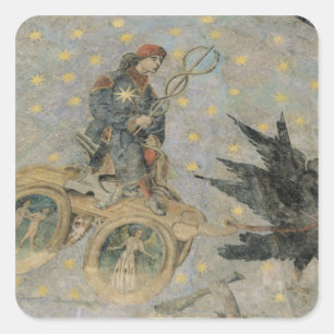 Adesivo Quadrado O Chariot de Mercury, detalhe da abóbada