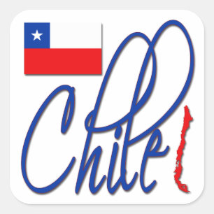 Adesivo Quadrado O Chile