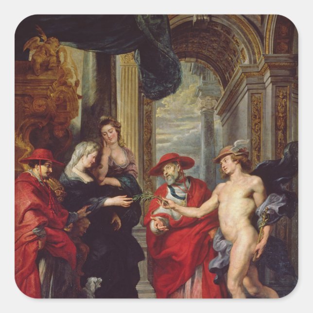 Adesivo Quadrado O Ciclo Médico: O Tratado de Angouleme (Frente)