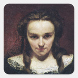 Adesivo Quadrado O Clairvoyant ou, o Sleepwalker, c.1865